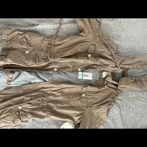 Brown cargo jacket